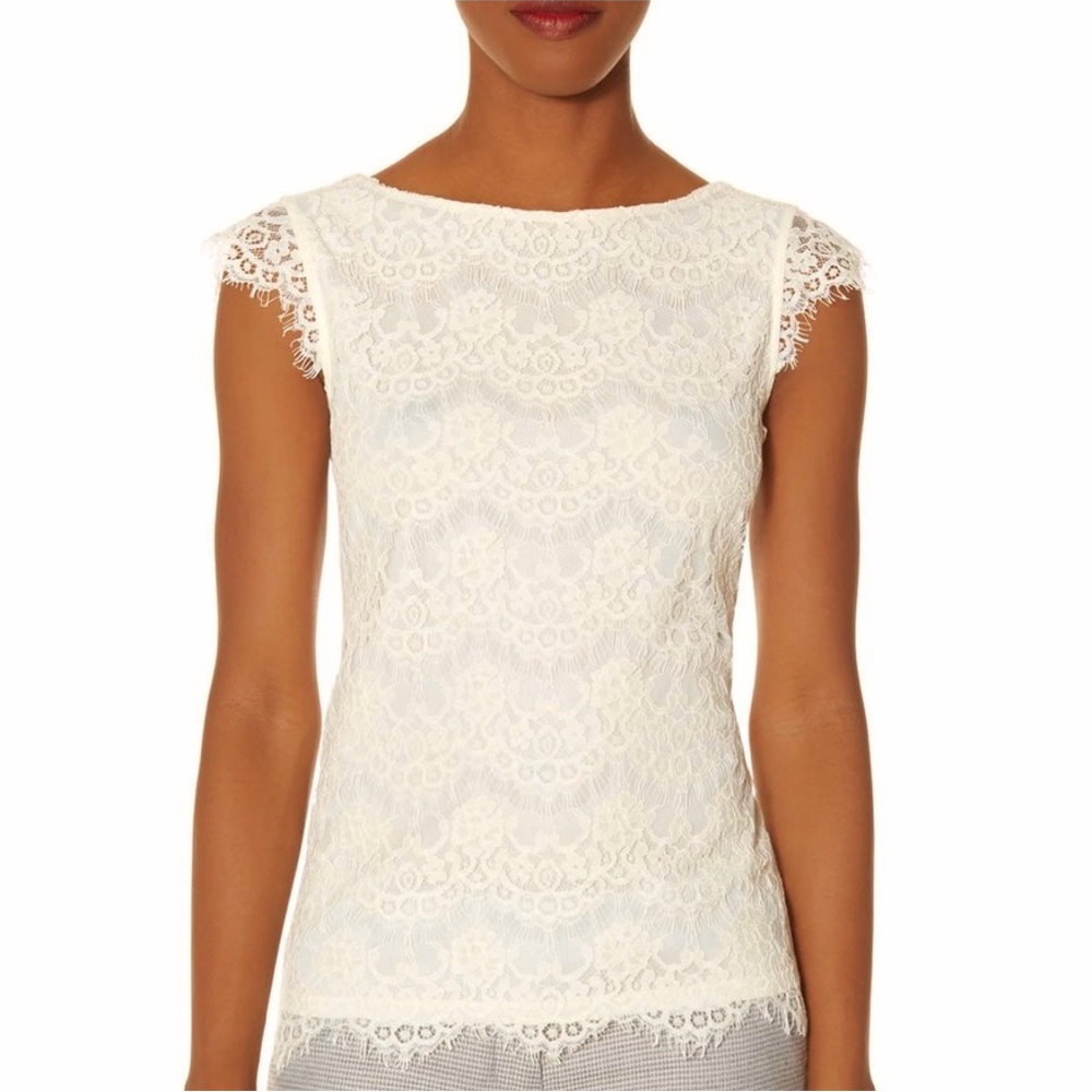 The Limited- Scandal Collection Lace Top, XS